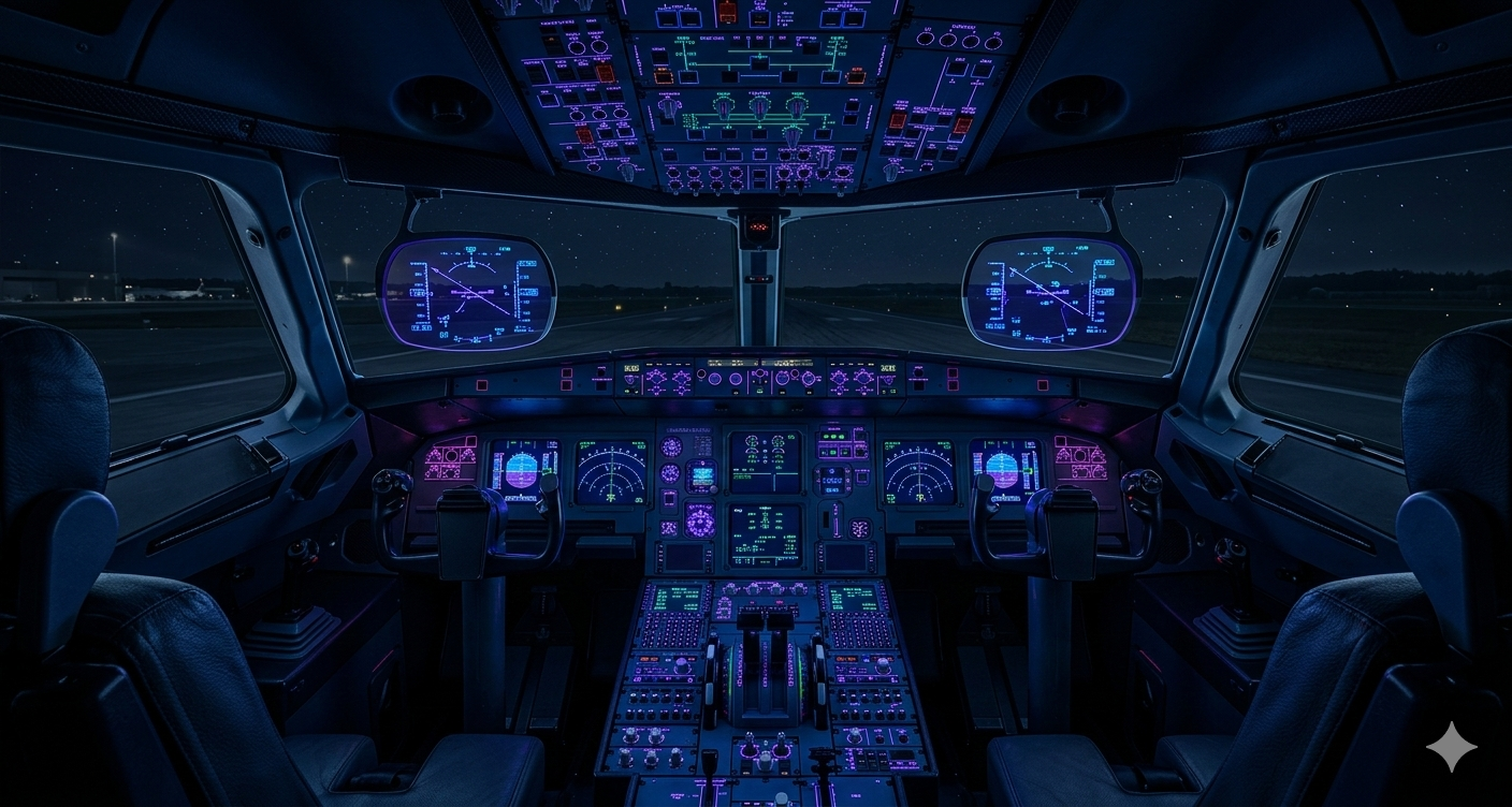 Aircraft cockpit — verified PASS